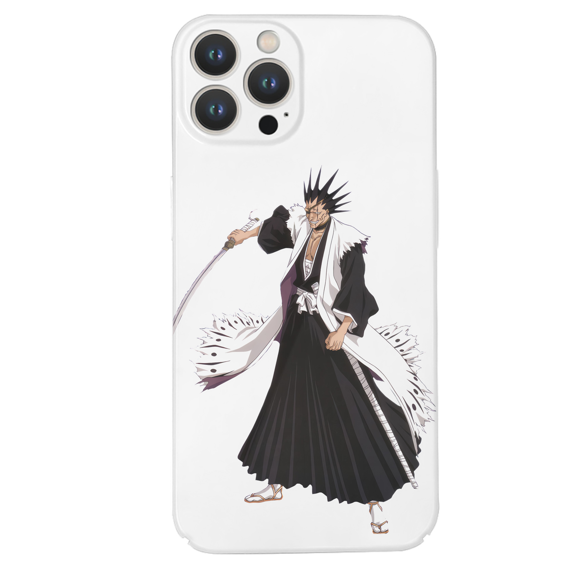 （画像用） ブリーチ ざらき けんぱち BLEACH Zaraki Kenpachi 【iPhone 14シリーズ対応】ハードケース